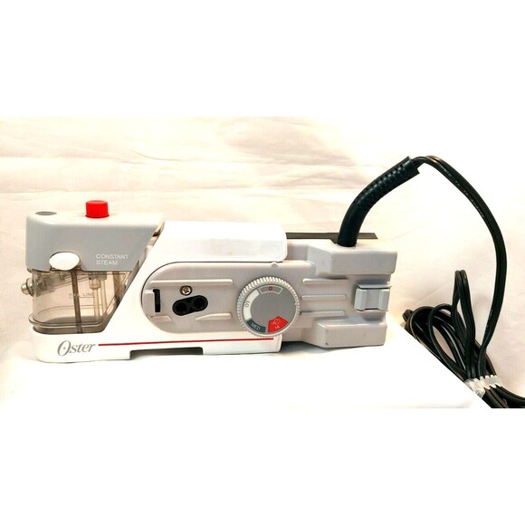 Vintage Oster Travel Iron Spray Mini Iron Dual Voltage 120/240 Orig Box White - Picture 8 of 10